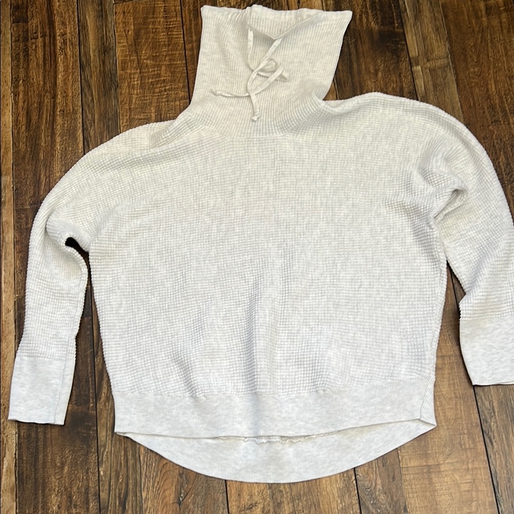 Cynthia Rowley Gray Cowl Neck Sweater Soft Knit